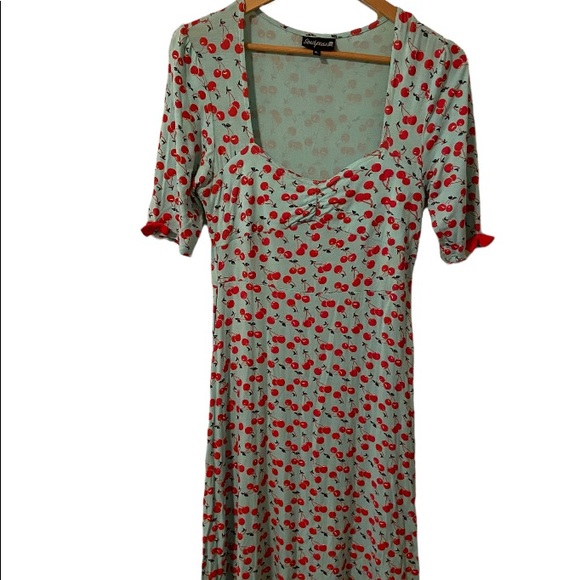 Sourpuss cherries dress (fits small) - Picture 3 of 11